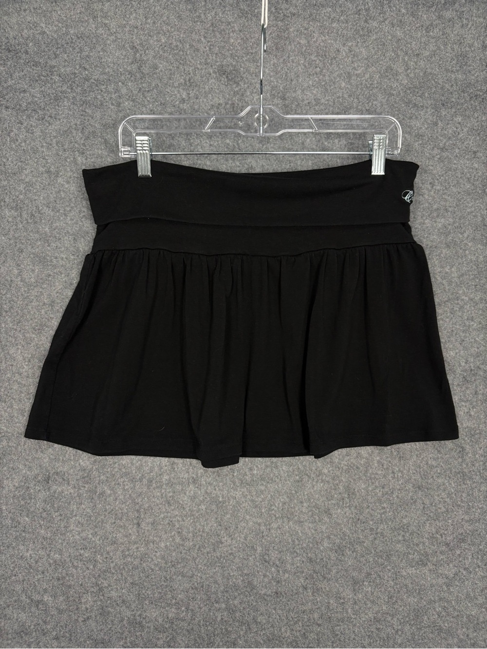 O'Neill Black Fold-Over Waist Skirt